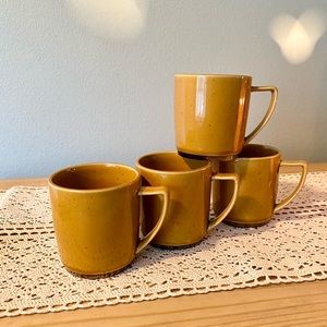 Mid Century Modern MCM Style Mugs Set of 4